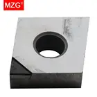 MZG CNMG120402 CNMG120404 токарная резка с ЧПУ, расточные карбидные алмазные вставки PCD для алюминия, меди, SCLC, SCKC, SCFC, держатель инструментов