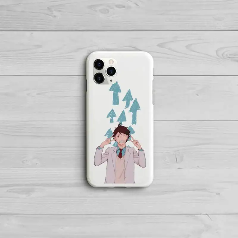 

Oikawa Tooru Haikyuu Phone Case Candy Color White for iPhone 11 pro XS MAX 8 7 6 6S Plus X 5S SE 2020 XR