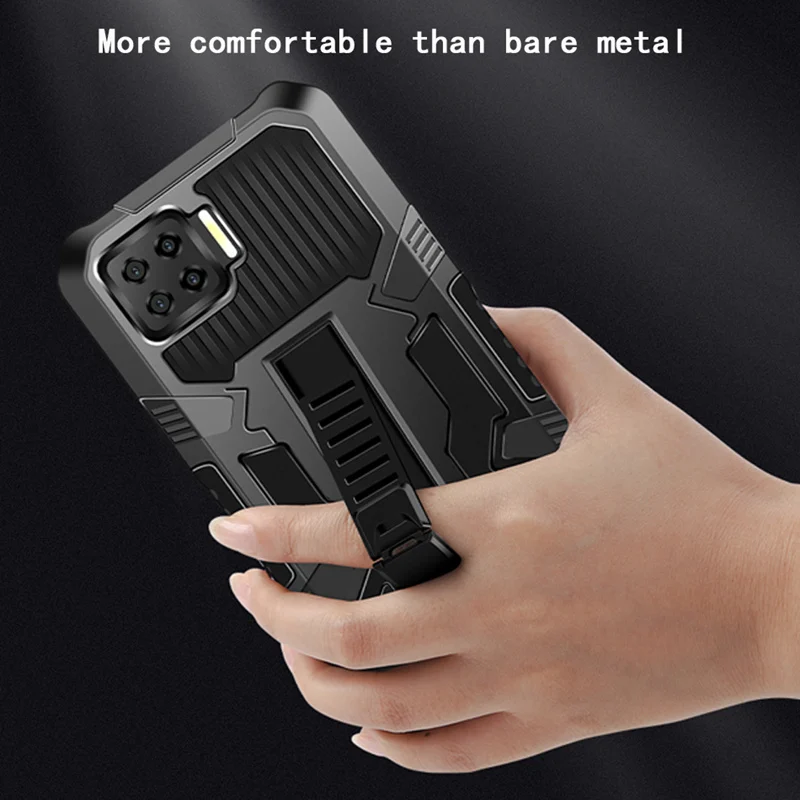 Шокопрочный чехол для телефона OPPO A3S A5 A7 A8 A11K A12 A21E A31 с скрытым креплением A1K A92 A72 A52 A32 A93 A73 A15.