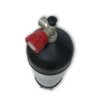 Acecare 9L Hpa Scuba Cylinder CE Tank Pcp Red GaugeDiving Valve  Protective Case Combine Adapter For Gas Cylinder Air Rifle