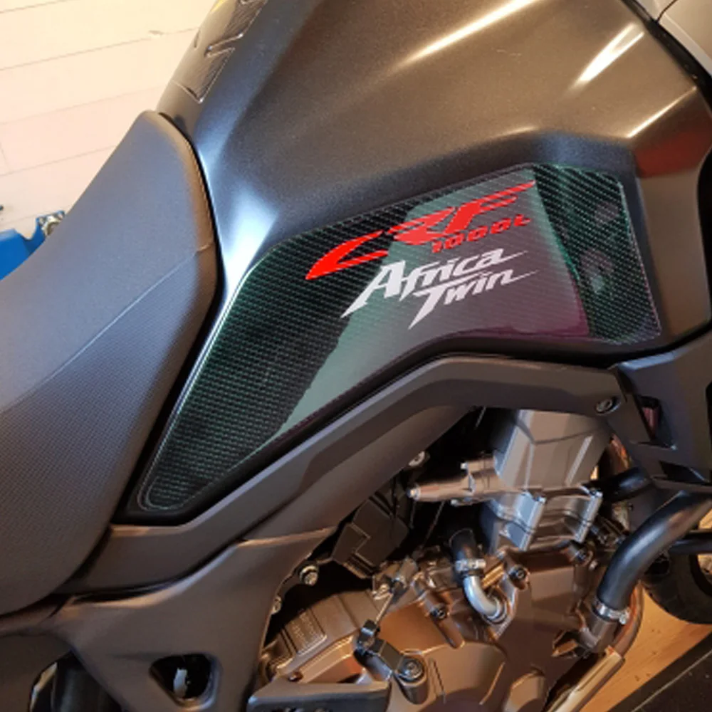Для Honda CRF1000L Africa Twin 2016 2019 2018 2017 текстурное волокно накладка на топливный бак