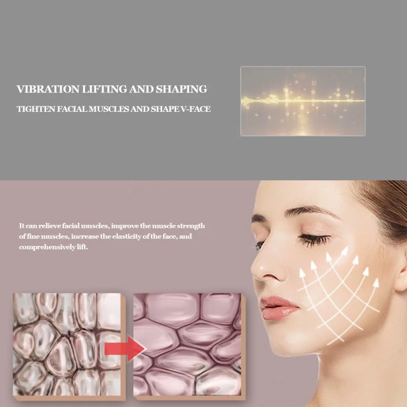 Ультразвуковой микро перегрузок по току вибрации Уход за кожей лица-средство для