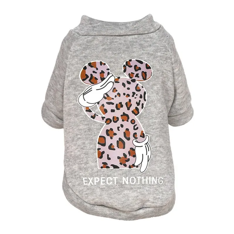 

Warm Cotton Pet Dog Clothes Cute Cartoon Printed Pet Coat Puppy Dogs Shirt Jacket French Bulldog Pullover Dog Clothing Supplies