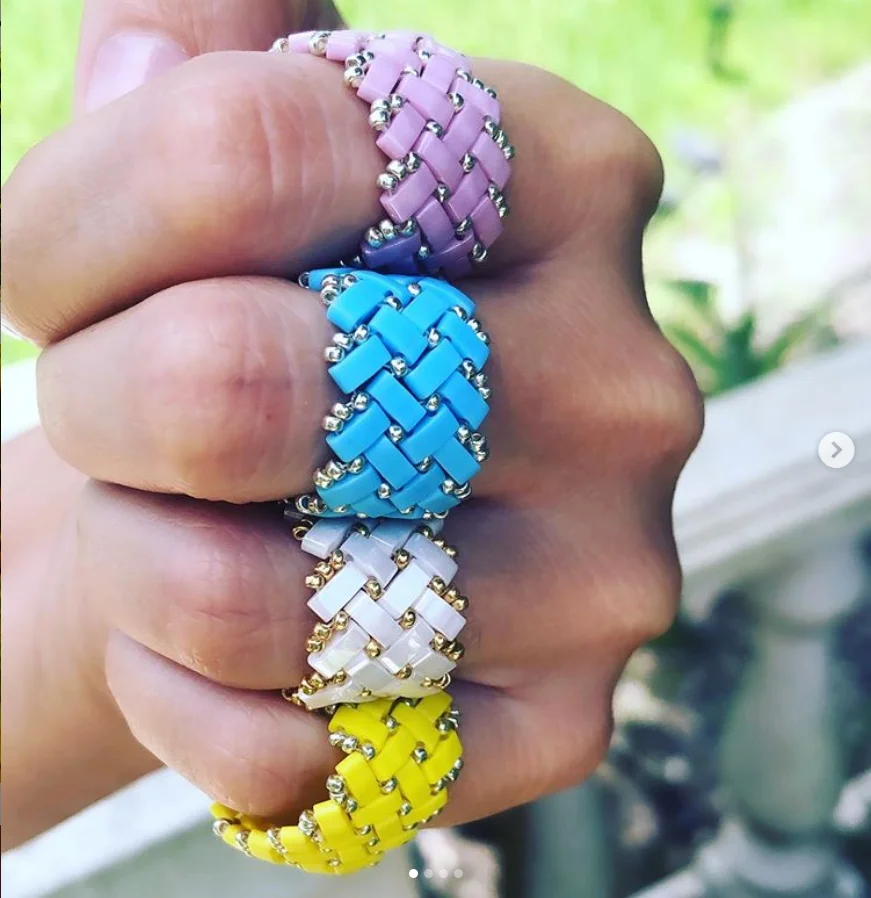 Taidian DIY стеклянные бусины для украшений Miyuki Tila бусины для изготовления браслетов своими руками 3 г/лот 5x5x1,9 мм