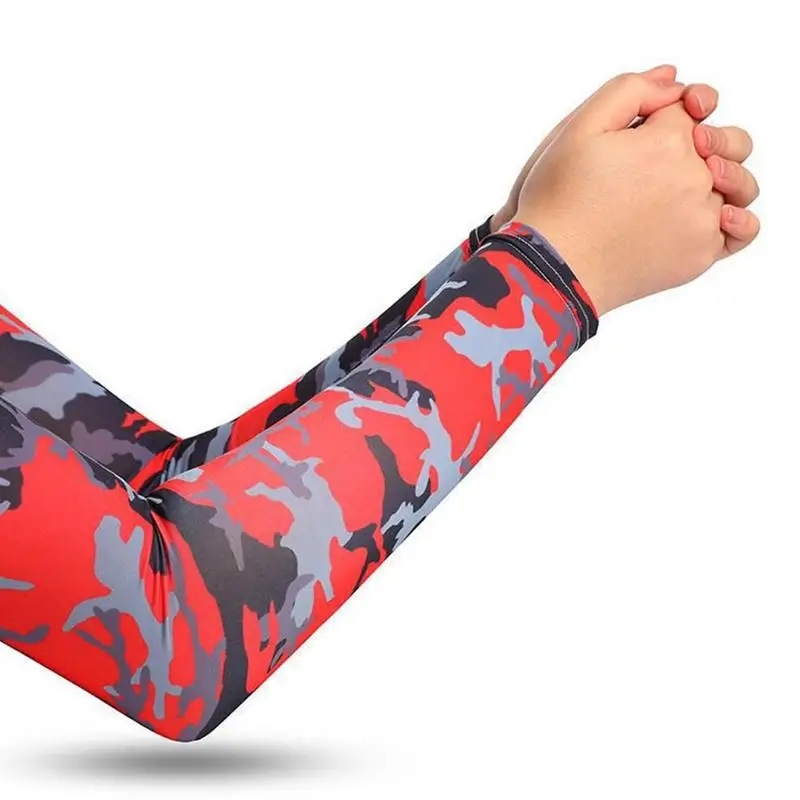 

2Pcs Unisex Cooling Arm Sleeves Cover Cycling Running UV Sun Protection Outdoor Men Women Arm Sleeves for Hide Tattoos