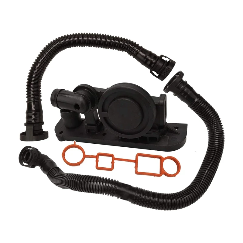 

Car PCV Pressure Control Valve Oil Breather Separator+Breather Hose Kit+Gaskets for Passat JEtta -A3 A4 TT