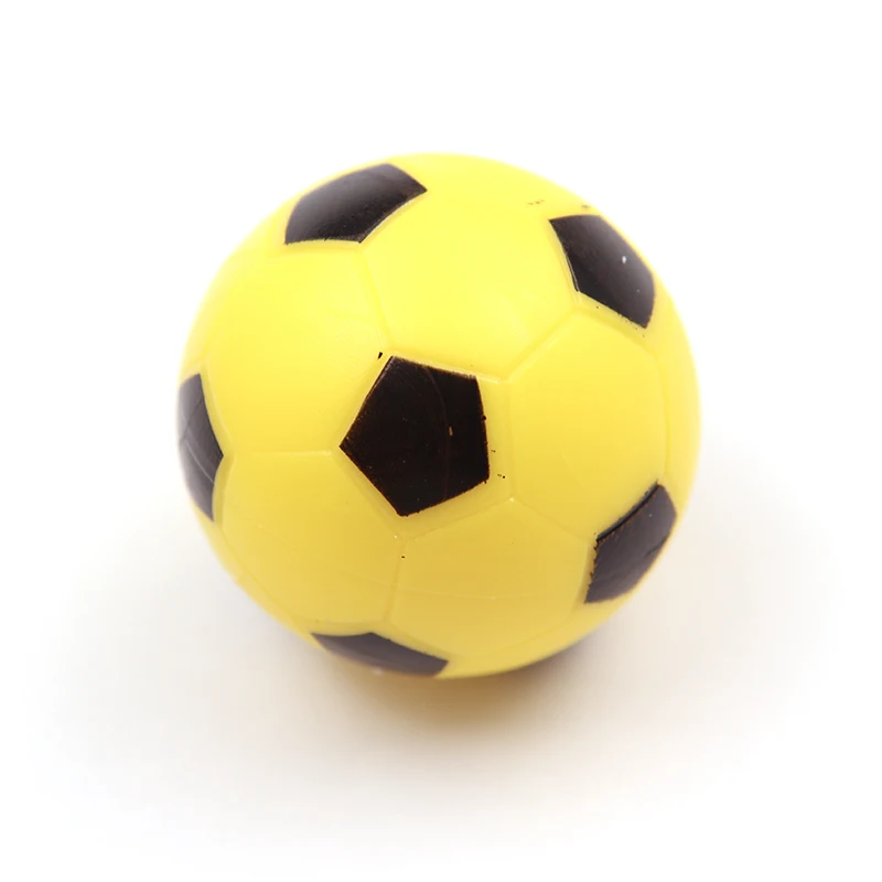 Новинка 2 шт. черно-желтые настольные футбольные мячи 36 мм 1 42 дюйма из