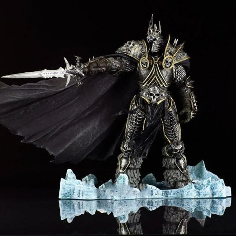 Горячая WOW DC7 осень король лича Артас фигурка модель игрушки 21 см KA0447