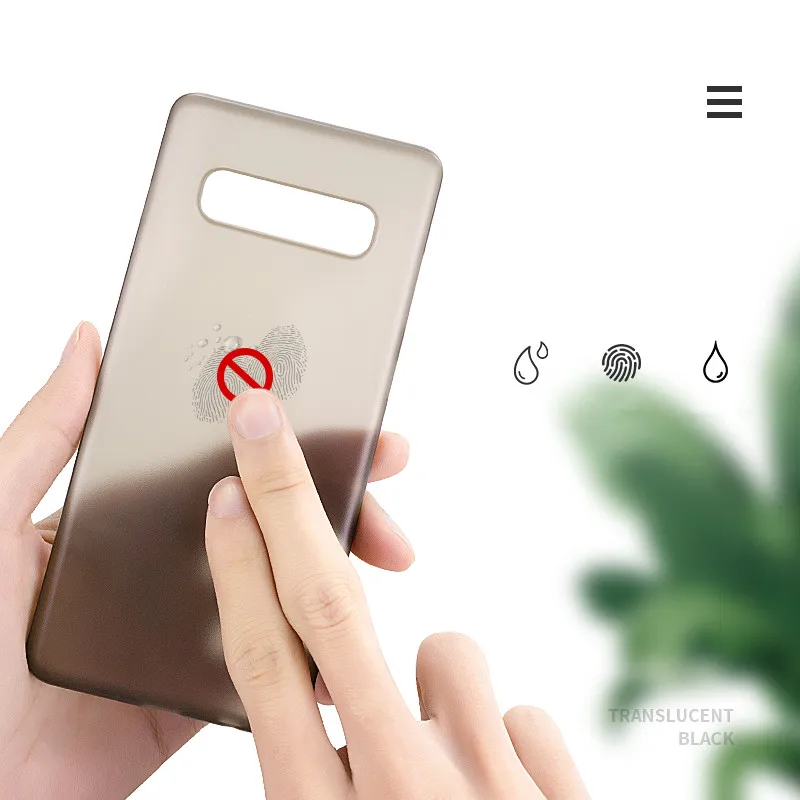 

For S10 plus Ultra-thin CASE S10 plus s10e Case With Protector shell PP Phone Back Cover Coque