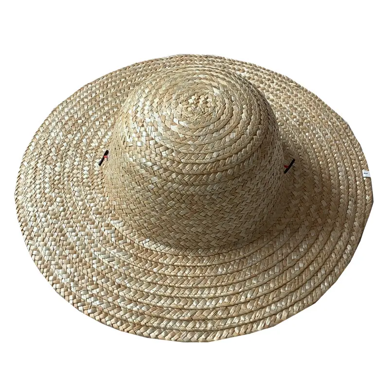 

Handmade Wheat-Straw Hat Men's Fishing Hat Outdoor Pastoral Sun Protection Sun Hat for Women Summer