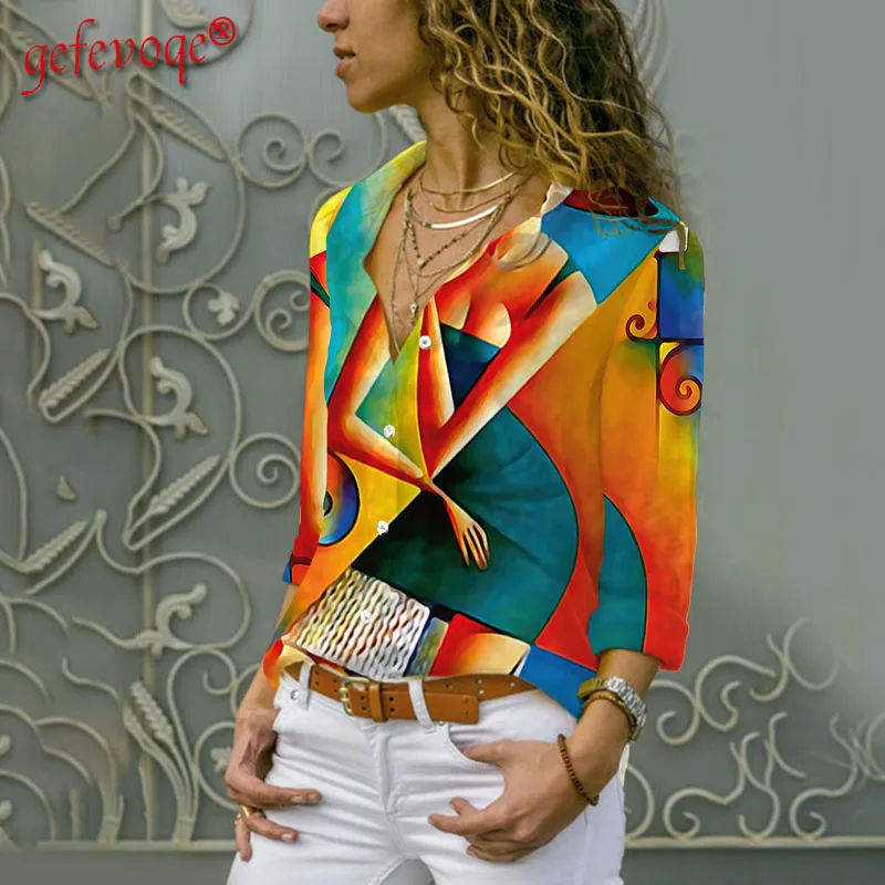 Блузка женская с отложным воротником модная офисная рубашка бабочкой топ на лето