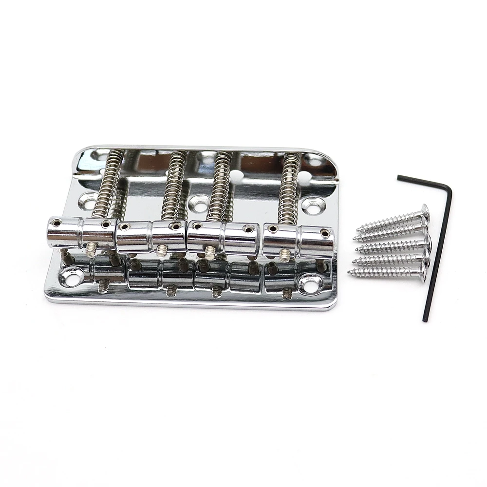 Винтажный 4-струнный бас-гитарный мост с верхней нагрузкой для FD Jazz бас-гитары 1