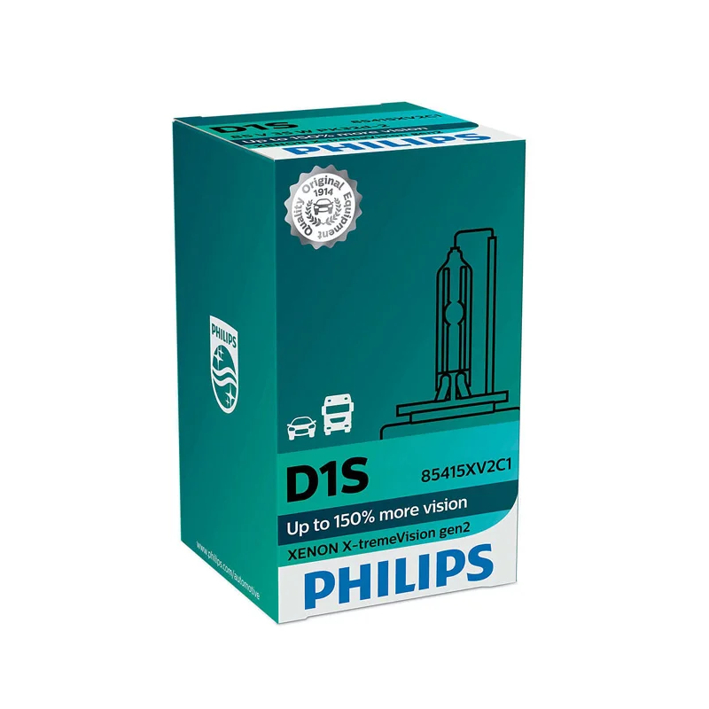 Ксеноновая лампа для фар головного освещения Philips D1S D2R D2S D3S D4S Xenon X tremeVision gen2 (4800K)