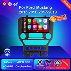 Carplay WiFi Android 10 авто для Ford Mustang 2015 2016 2017-2019 motoреквип Автомагнитола 48EQ IPS 4G DSP автомобильные аксессуары