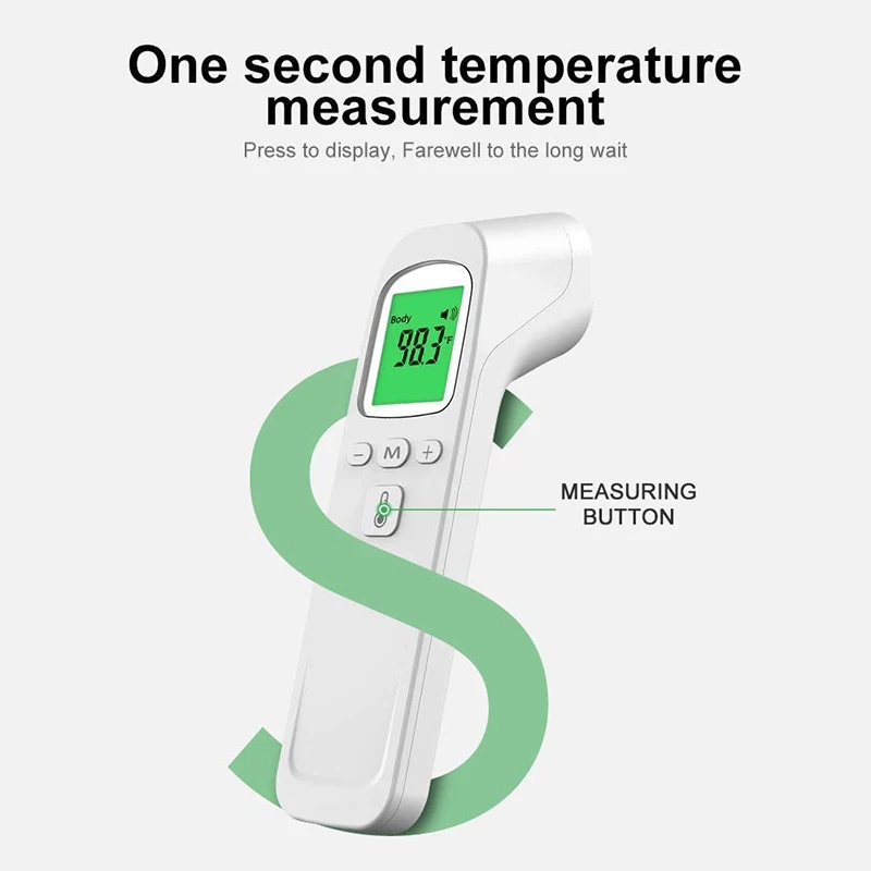

One-button measure ear thermometer large LCD display Intelligent warning OLED screen digital display oximeter oxiometer
