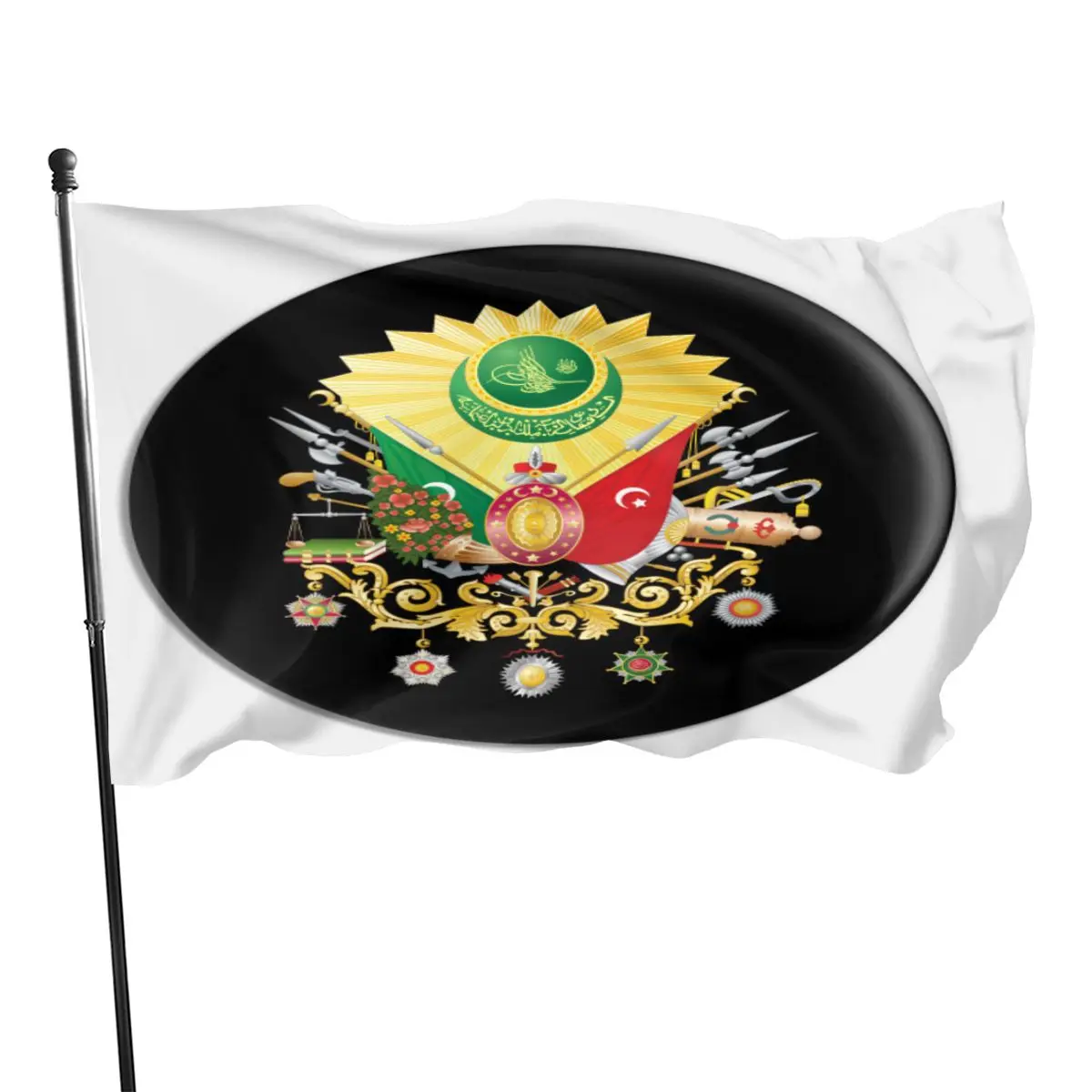 Герб - Османская империя Султана Абдулхамид II Абдул Хамид Абдулха Паттерн Флаг.