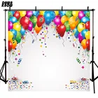 Фон для фотосъемки с изображением красочных воздушных шаров, вечеринки в честь Дня Рождения, карнавала, фотосессии, фотостудии, lv1921