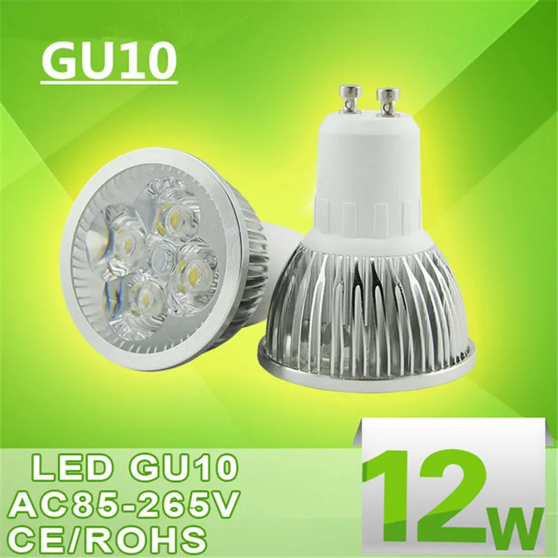 Новинка 1 шт./лот высокая мощность gu10 220 В 6 Вт 9 12 15 led не затемнения cob прожектор
