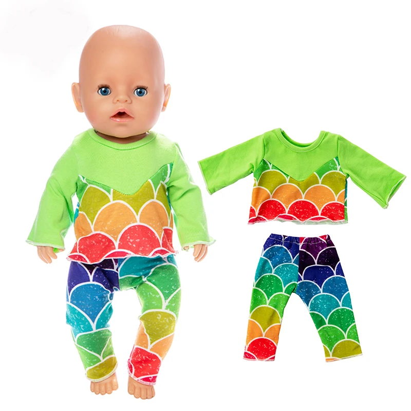 

Suit Doll Clothes Baby new born Fit 17 inch 43cm Doll Accessories For Baby Gift