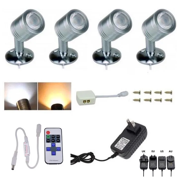 1 Вт Светодиодный прожектор точечный мини светильник потолочный регулируемый