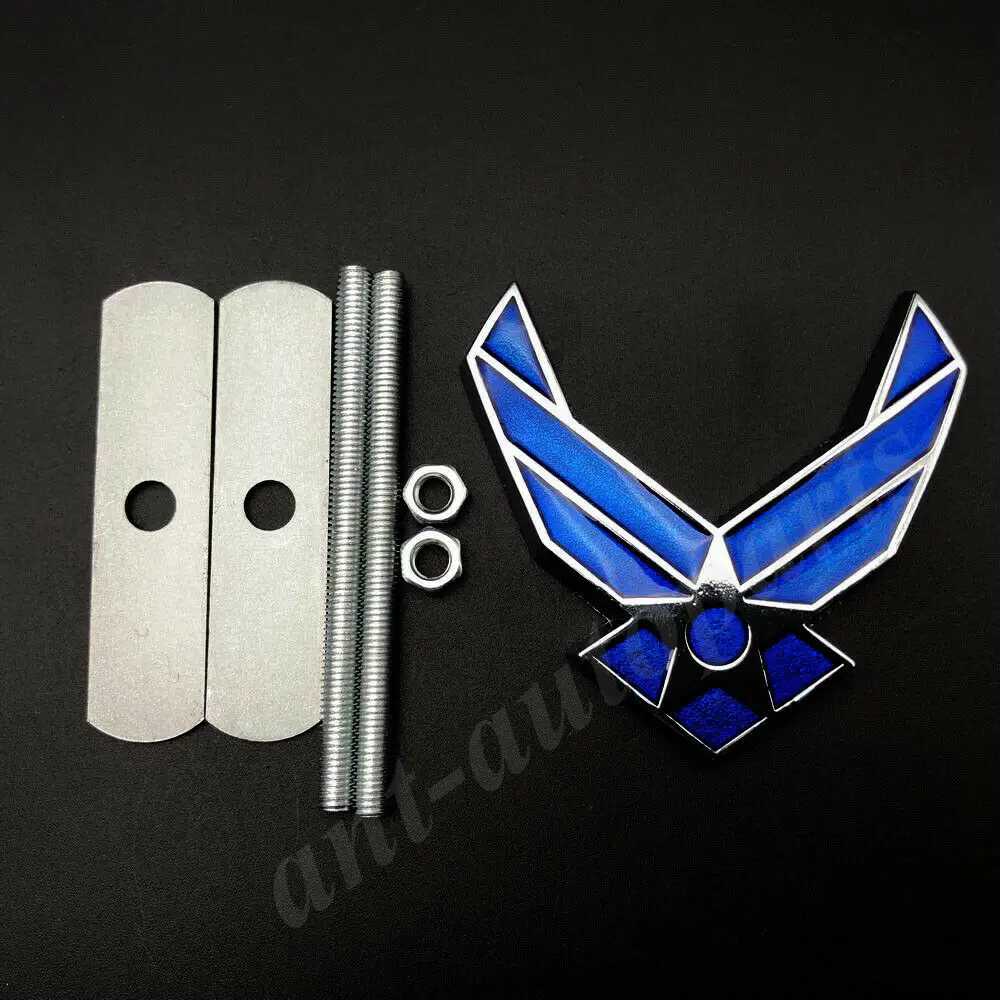 Эмблема на решетку радиатора автомобиля 3D металлическая эмблема США