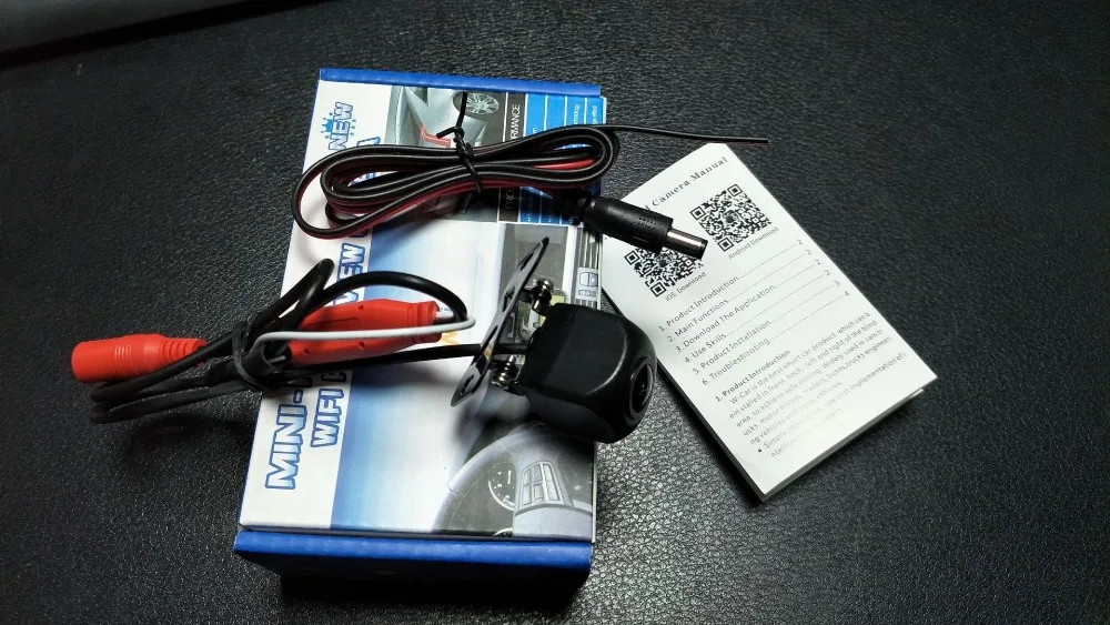Fonwoon Upgrade Mini Wifi HD Автомобильная камера заднего вида ночного видения Автомобильная камера заднего вида Водонепроницаемая беспроводная для IOS и Android