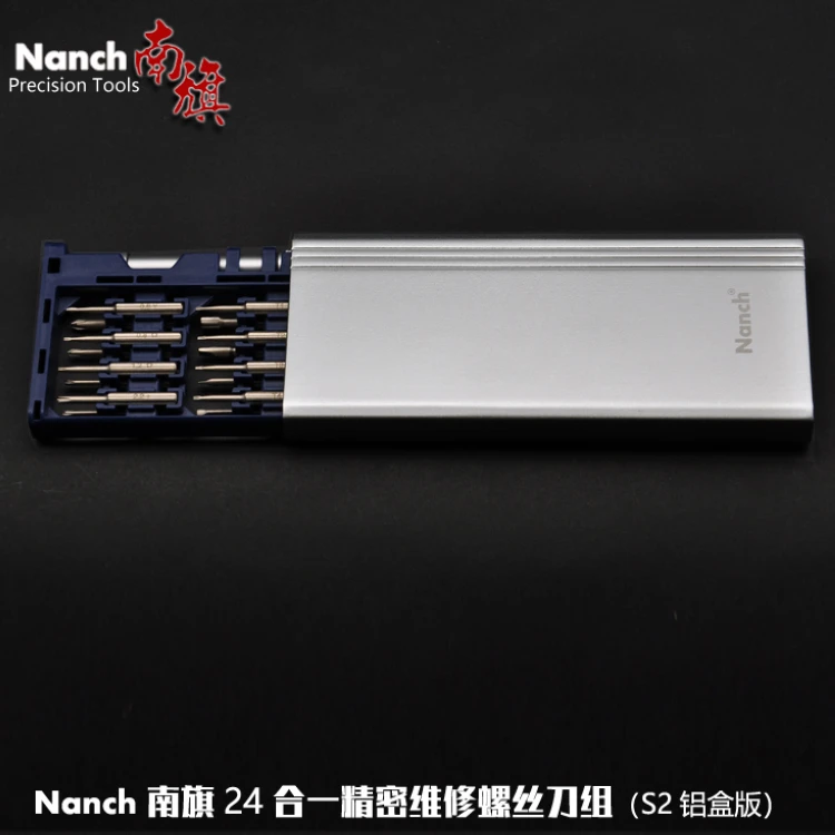 Nanch с южным флагом 24 одна Прецизионная отвертка набор S2 сталь Apple мобильный телефон ноутбук демонтаж инструменты