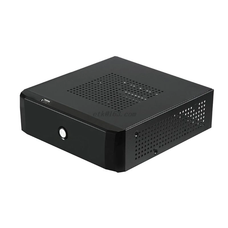 

Блок питания, корпус для домашнего офиса, корпус HTPC, чехол для компьютера, USB 2,0, настольный игровой пк, корпус FH01 Mini ITX