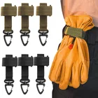 Tactcial 3 шт. брелок для ключей в виде пояса зажим Хранитель перчатки крюк безопасности зажим лямка альпинистская веревка держатель Анти-потеря Кемпинг висит бак