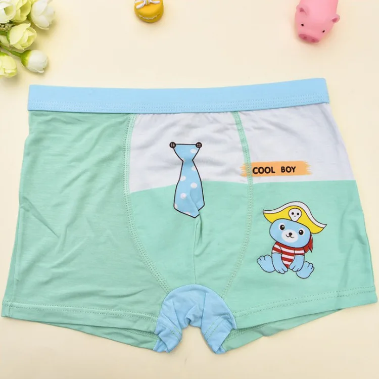5 шт./партия хлопковые трусики с мультяшным рисунком для мальчиков детские трусы