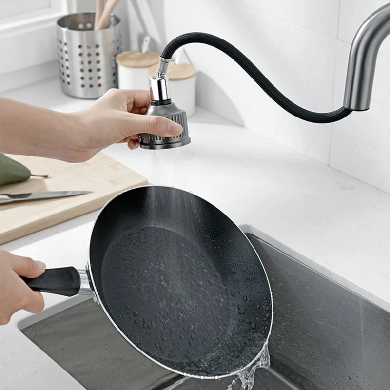 

Kitchen Gadgets 6 Modes 360 Rotatable Bubbler High Pressure Faucet Extender Water Saving Bathroom Kitchen Accessories Supplies