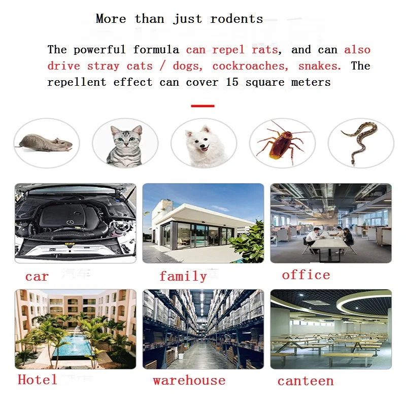 Мультифункциональный Отпугиватель грызунов для автомобиля отсек двигателя