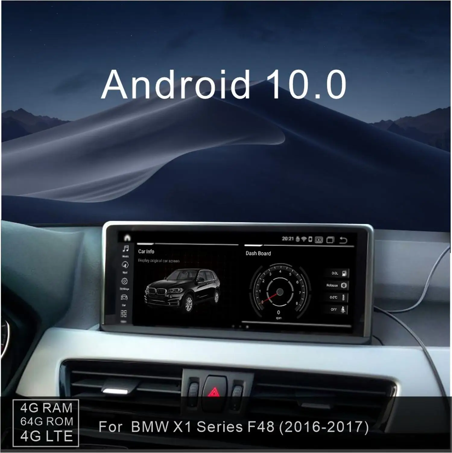 

IPS 4G + 64G Android 10,0 плеер 4G LTE для BMW X1 F48 2016-2017 gps автомобильная навигация Мультимедиа