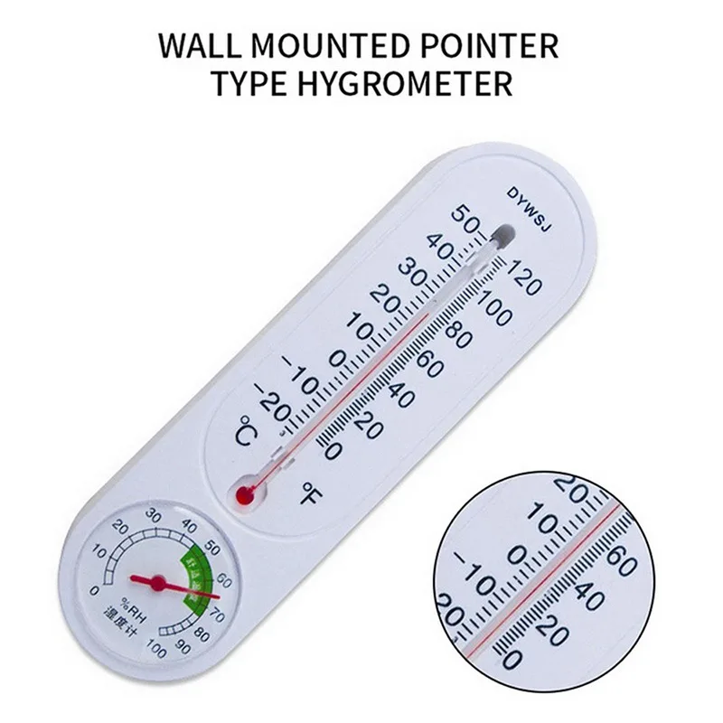 

23cm Long Wall Hanging Thermometer Indoor Outdoor Garden Home Garage Office Room Hanging Logger Temperature Measurement Tool