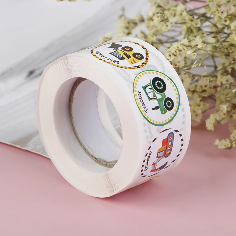 500 шт./рулон Детские перфорированные наклейки на автомобиль|Наклейки| |