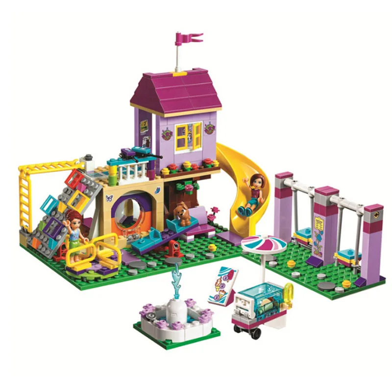 

341pcs Girls Compatible With Lepining 41325 Friends Heartlake City Playground Building Blocks Bricks Education Toys For Girls