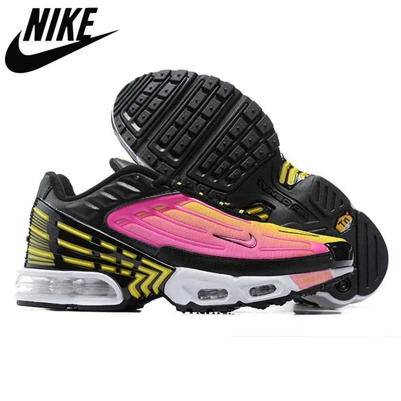 

Original Black Iridescent Neon Air Max Plus tn 3 Og Parachute Royal Running Shoes Size 40-45 For Men Max Footwear