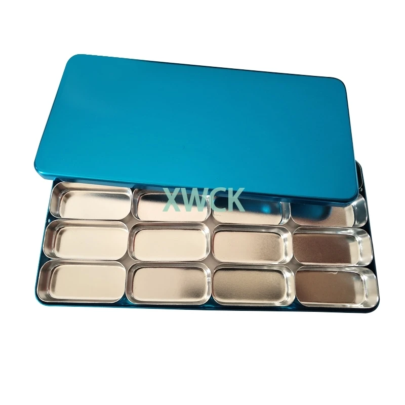 16 ячеек стоматологическая коробка держатель для бура блок стерилизации чехол