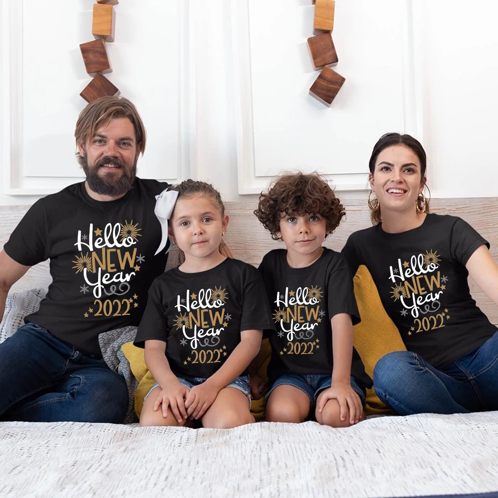 Детский комбинезон с короткими рукавами Hello New Year 2022