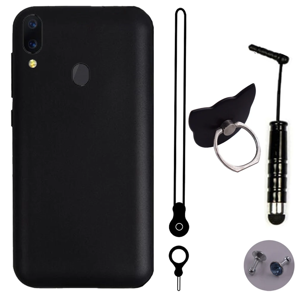 Защитный чехол iTien для Umidigi Power 6 3 дюймовый ремешок ручка с кольцом ТПУ силиконовый