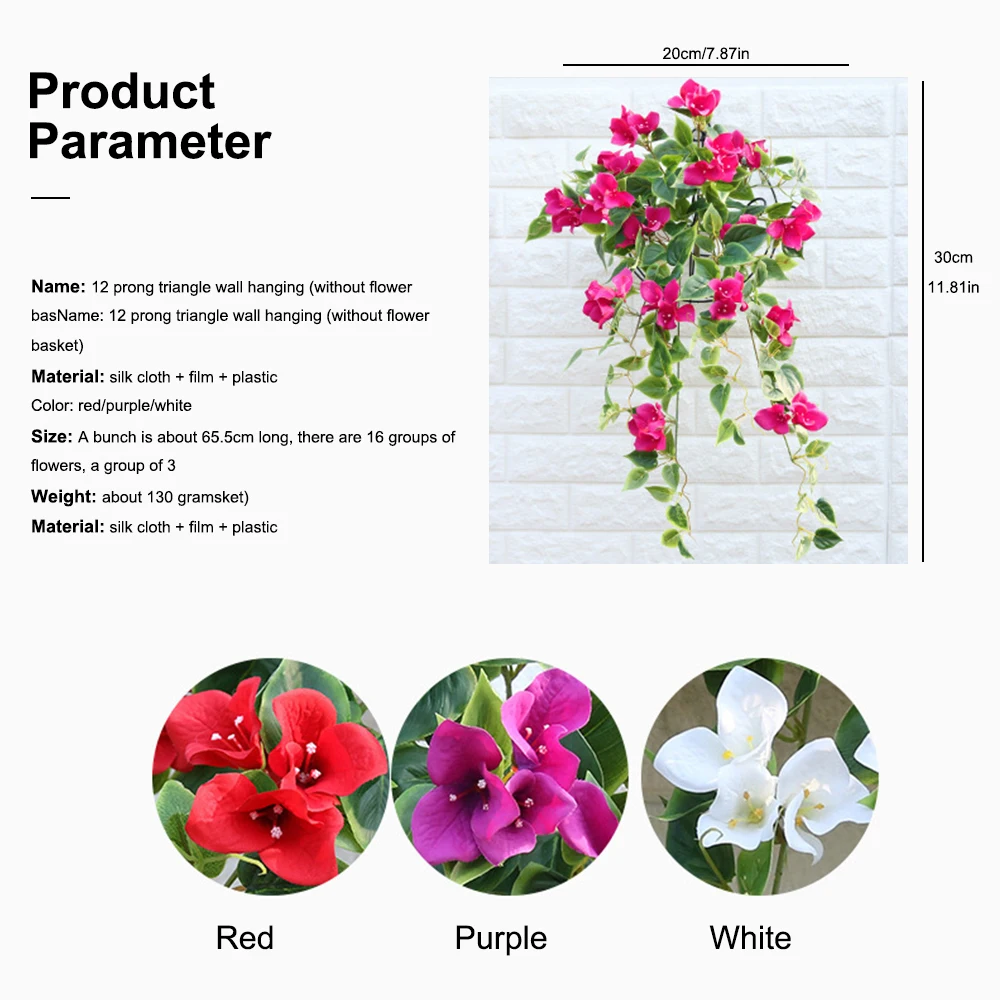 

Simulation Roses Rattan Ornaments Rattan Chlorophytum For Wedding Home Party DIY Table Decoration Artificial Flower