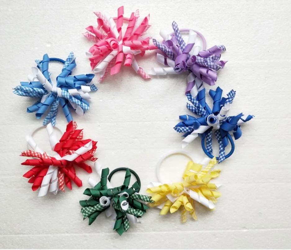 Вьющиеся клетчатый плед с лентой предмет гордости Аллигатор заколки бантами для