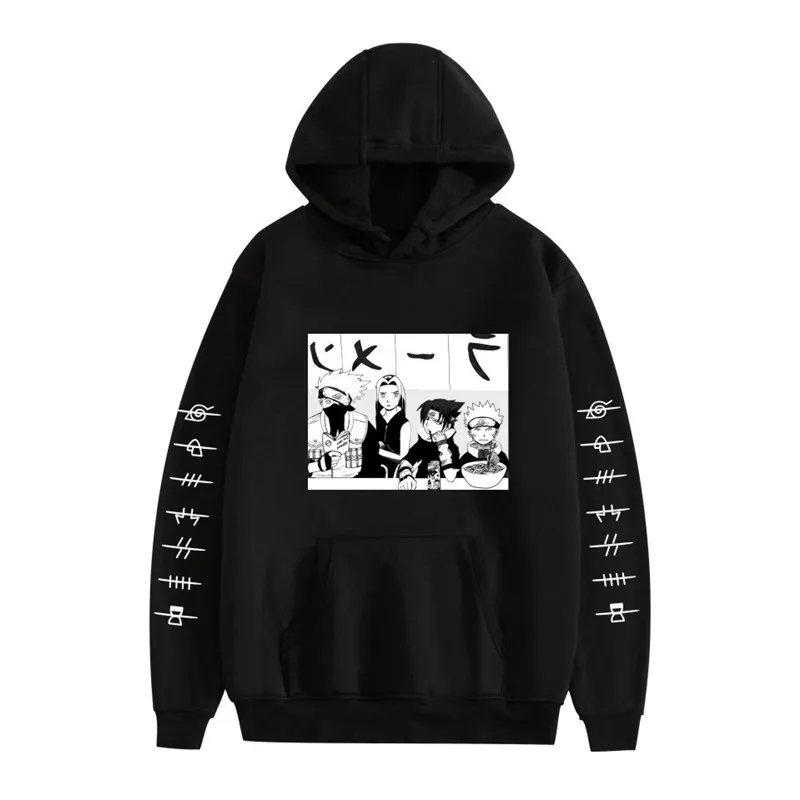 

Мужские толстовки в стиле Харадзюку, толстовка унисекс с японским аниме, забавная уличная одежда с принтом, модная повседневная мужская тол...