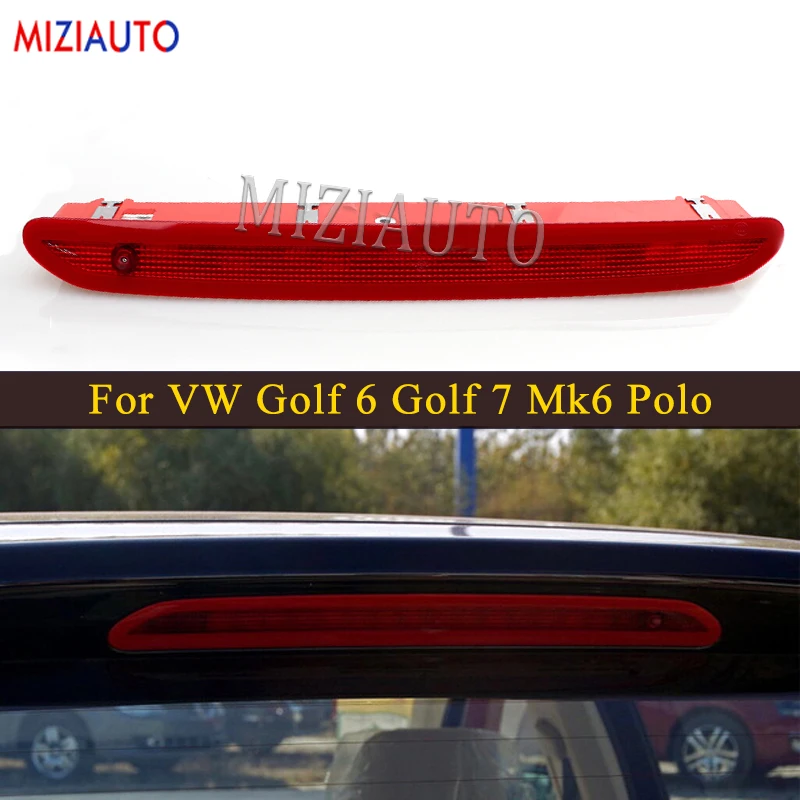 Светодиодный сзади третий стоп светильник s для Volkswagen VW Golf 6 7 Mk6 Polo Хэтчбек 6R 2011 2017