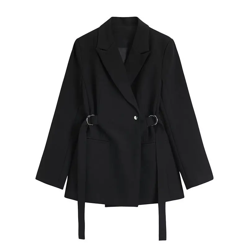 

Top quality black color office lady long sleeve blazers jackets and coats wholesale clothing