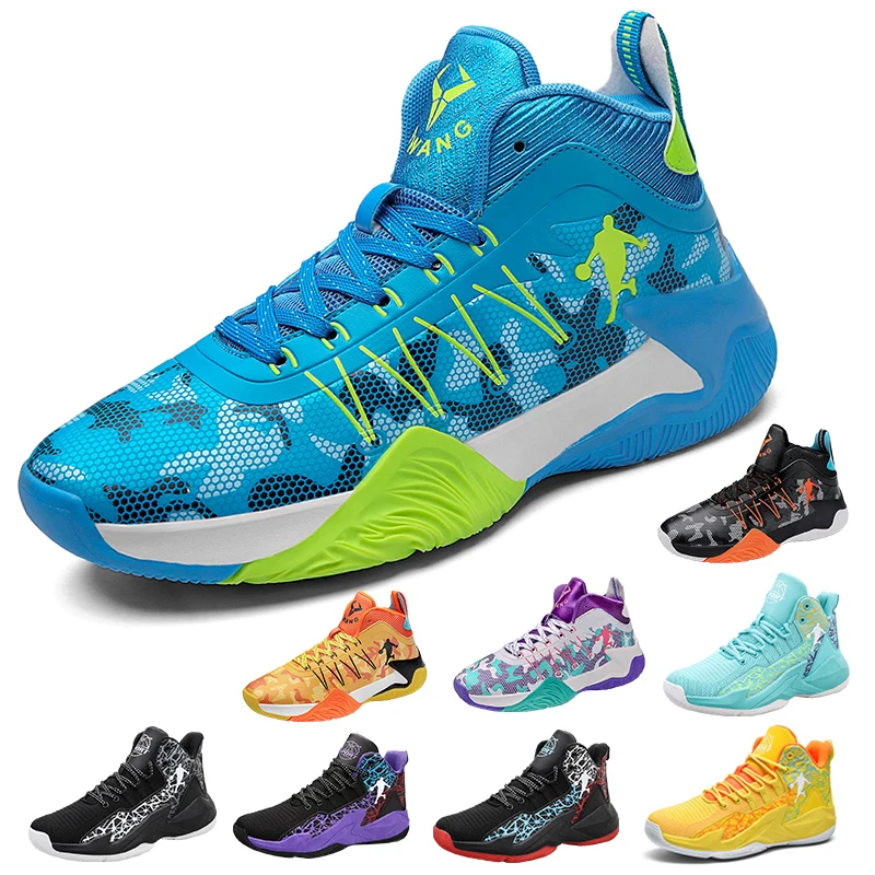 

Мужская сетчатая Баскетбольная обувь, амортизирующие легкие кроссовки для тренировок на открытом воздухе, мужская спортивная обувь
