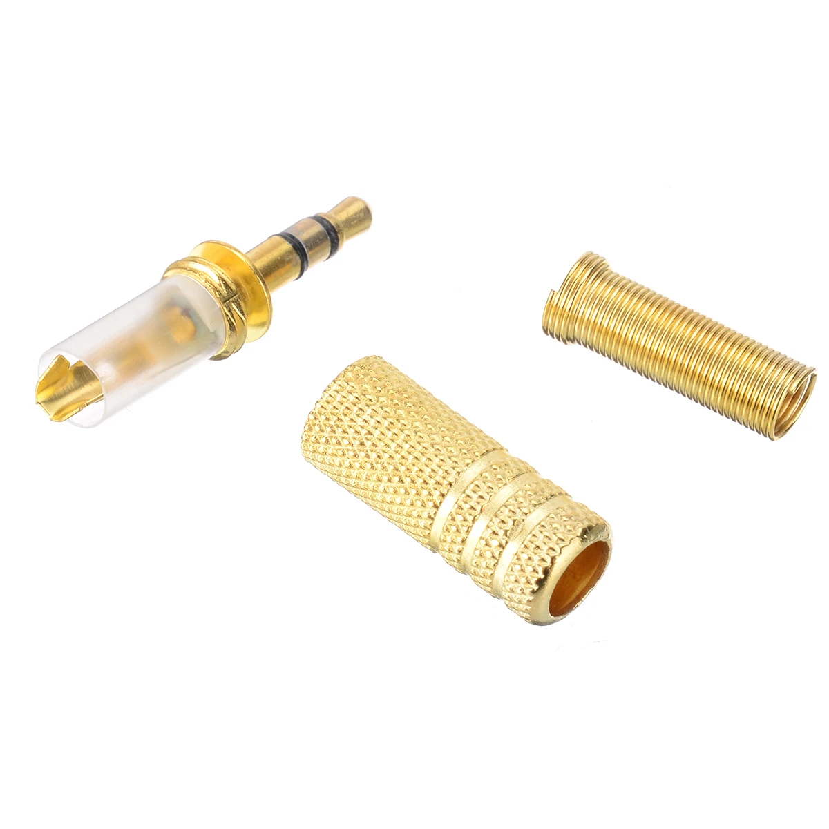 5/8 дюйма 3 5 мм Штекерный штекер коаксиальный кабель аудиоразъем для припоя