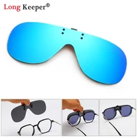 one piece polarized clip on sunglasses men vintage luxury brand driving anti glare goggles male mirror sunglasses free shipping