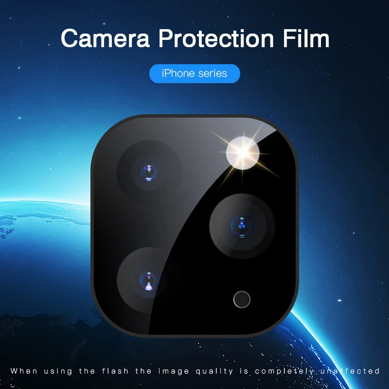 Полная задняя крышка для объектива камеры Защита экрана iPhone 11 Pro Max Закаленное
