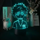 Детская комната Детская светильник светодиодный Killua Zoldyck фигурка 3D лампа аниме HUNTER X HUNTER Декор Детский подарок ночсветильник Bluetooth база